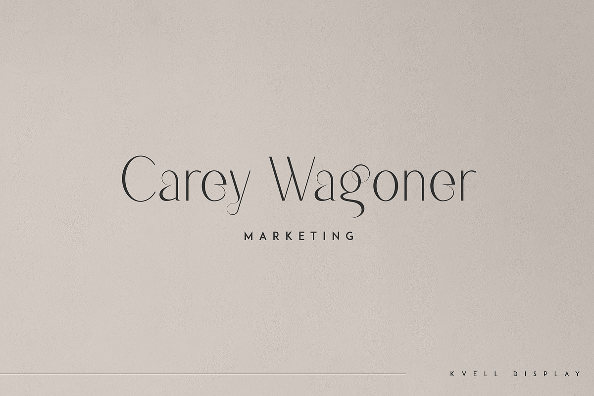 Kvell - elegant display typeface, a Serif Font by Only Fonts (Photo 4 of 10)