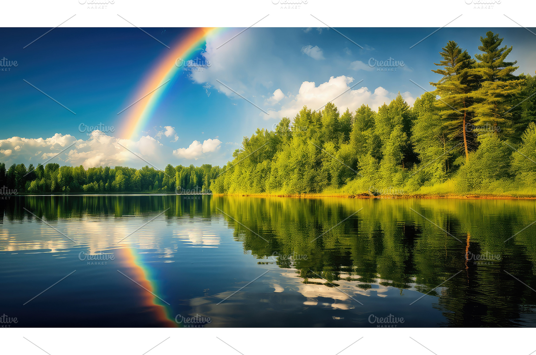 colorful summer rainbow background, a Holiday Photo by pikepicture