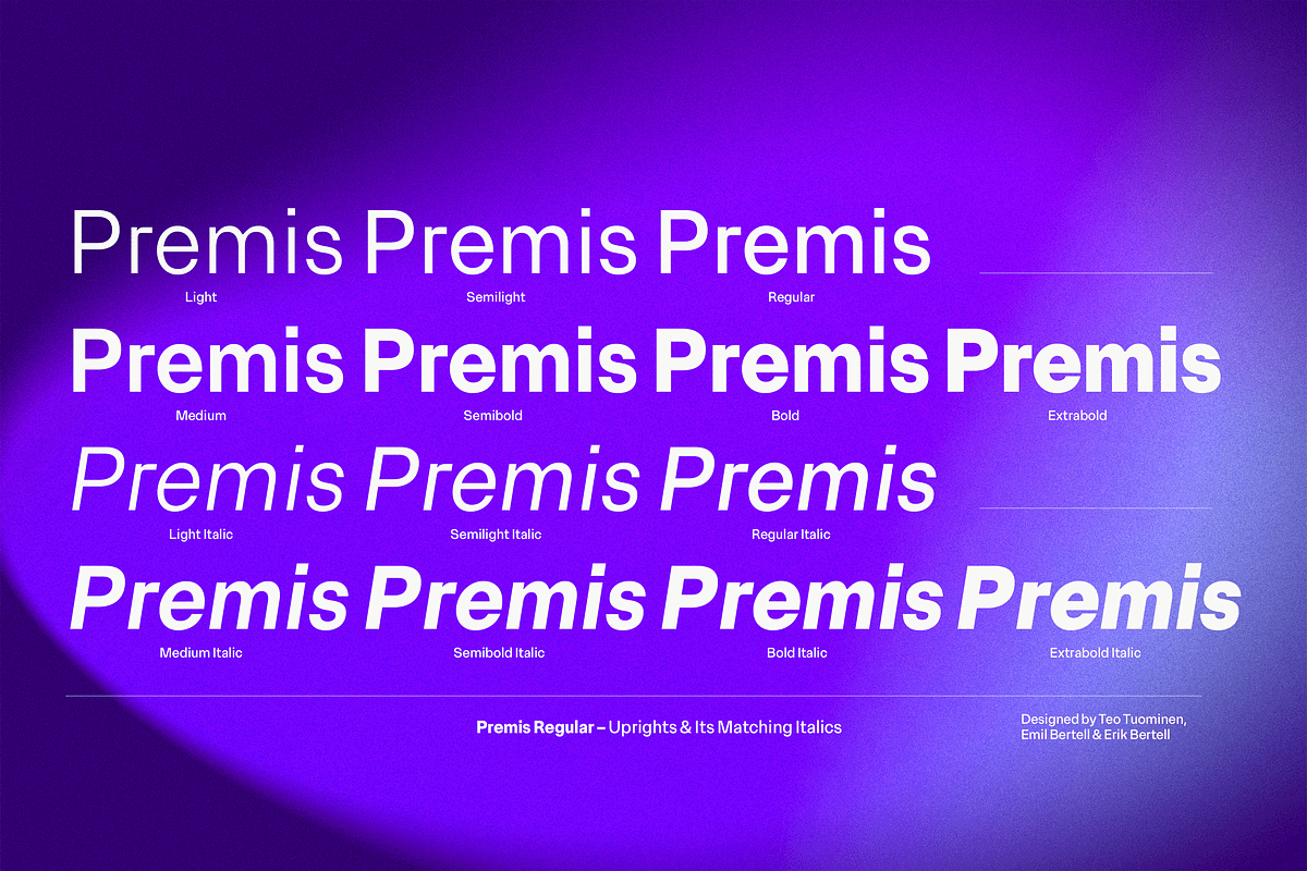 Premis Straightforward Sans Family, a Sans Serif Font by Fenotype (Photo 6 of 13)