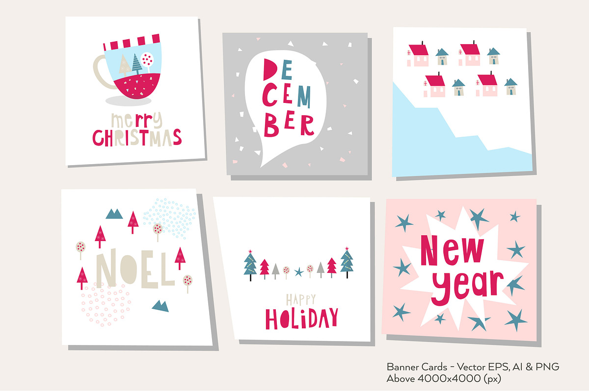 Happy Flat Holiday! Flat design kit, an Object Graphic by Paperly Studio (Photo 5 of 7)