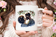 African American Christmas Clipart, an Illustration by RobertsArt (Thumbnail 5 of 7)