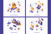 Isometric Concept Illustration Kit, a Templates & Theme by alexdndz (Thumbnail 25 of 26)