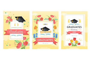 Graduates cards. Graduate hat cup, an Object Illustration by Stock-Smart-Start
