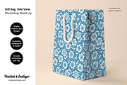 Gift Bag Side Photoshop Mock-Up, a Product Mockup by Rocket & Indigo (Thumbnail 3 of 4)