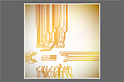 -50% Circuit boards backgrounds set, a Background Graphic by frost_newt (Thumbnail 2 of 11)