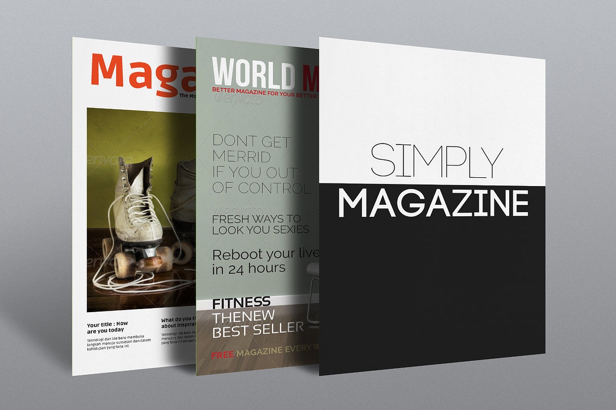 (Special 80% off)Big Bundle Magazine, a Magazine Template by DesignCorner (Photo 2 of 3)