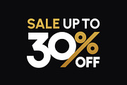 Sale up to 30% off sign., a Background Graphic by lettett (Thumbnail 1 of 3)