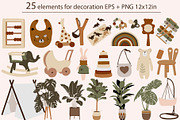 Abstract Kids Collection, a Person Illustration by ApetekMarket (Thumbnail 5 of 9)