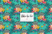 Tropical Santa Christmas Patterns, a Pattern Graphic by KaramfilaS (Thumbnail 21 of 28)