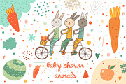 Baby shower animals, an Object Graphic by Veresk (Thumbnail 1 of 13)
