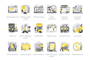 120 Business Illustrations Pack V.2