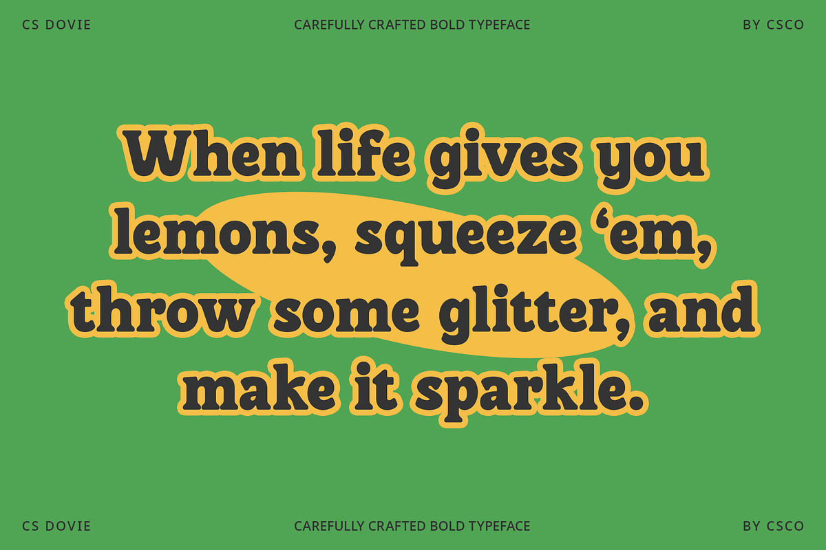 CS Dovie – Retro Font, a Serif Font by Craft Supply Co. (Photo 3 of 8)