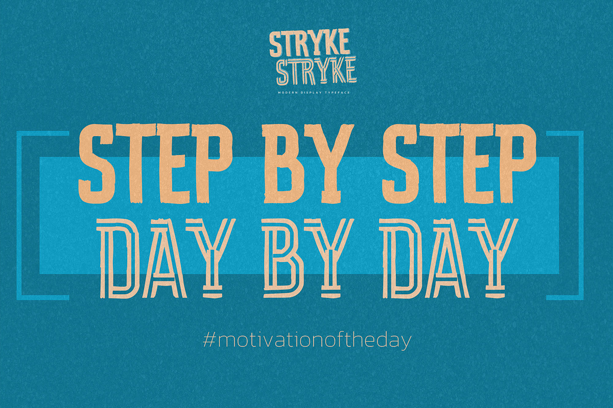 STRYKE - Modern Display Typeface, a Font by Gassstype (Photo 8 of 8)