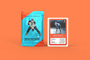 Trading Cards Mockup v3 - 8 views, an Advertising Mockup by Illusiongraphic (Thumbnail 4 of 18)