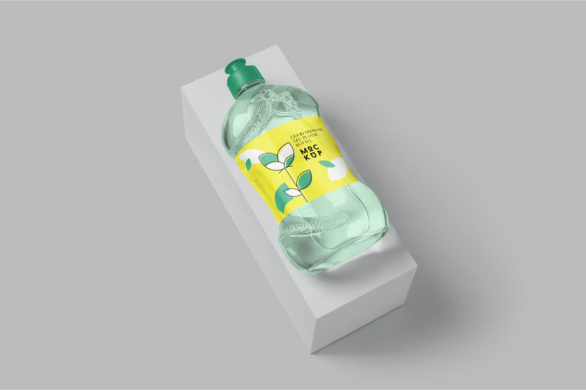 Dishwash Bottle Mockups, a Household Mockup by megostudi0 (Photo 6 of 7)