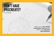 Hand Drawing Toolkit for Procreate, a Brush Add-On by Riveros Illustration (Thumbnail 10 of 12)