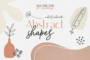 Abstract Shapes Clipart & Line Art