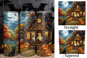Haunted Cottagecore Tumbler Wrap, a Graphic by Rose Art