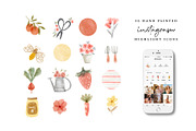 64 Watercolor Instagram Highlights, a Work Illustration by beatriceviyiwi (Thumbnail 2 of 5)