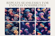 12 Luminous Drift Seamless Patterns, a Pattern Graphic by Inknfolly (Thumbnail 2 of 7)