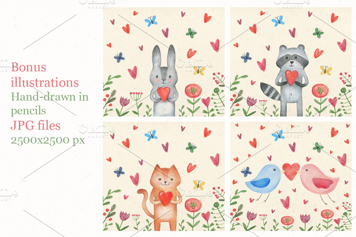 Cute Animals, an Animal Illustration by Imaginasty (Photo 4 of 6)