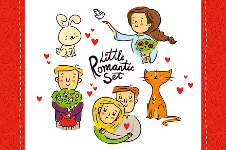Little Romantic Vector Set