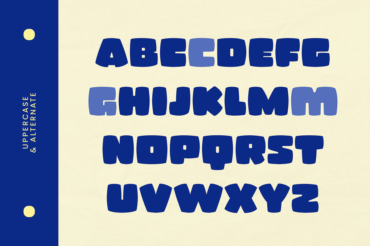 Quick Jumps - New Chunky Display, a Sans Serif Font by Typia Nesia (Photo 3 of 14)