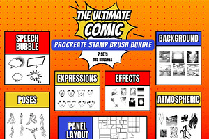 Ultimate Procreate Comic Brush Combo