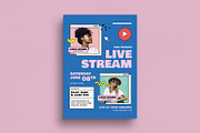 Live Stream Event Flyer Set, a Flyer Template by Guuver (Thumbnail 2 of 4)