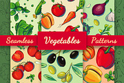 12 Grunge Vegetable Patterns, a Texture Graphic by Daria Volyanskaya (Thumbnail 1 of 5)