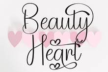 Beauty Heart | Script Font