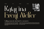 Aginda Elegant Serif Font, a Serif Font by Perfectype (Thumbnail 5 of 8)