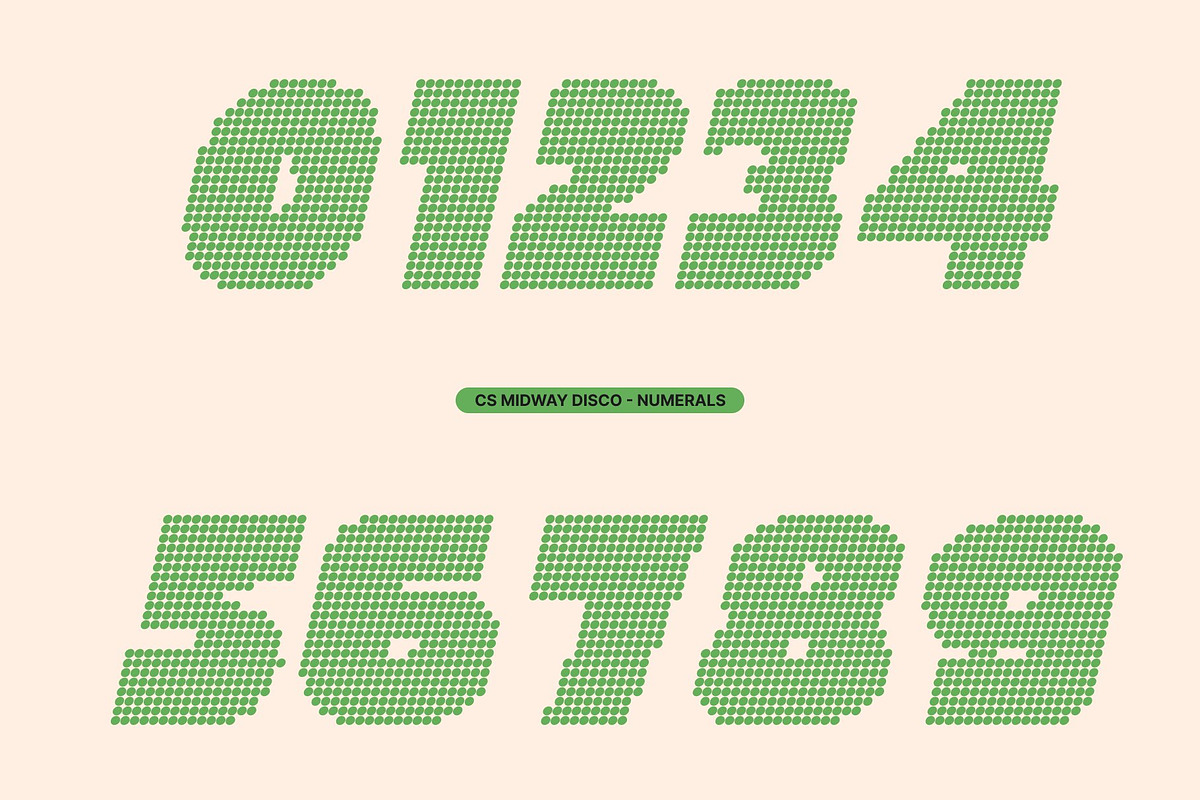 CS Midway Disco, a Sans Serif Font by Craft Supply Co. (Photo 5 of 8)