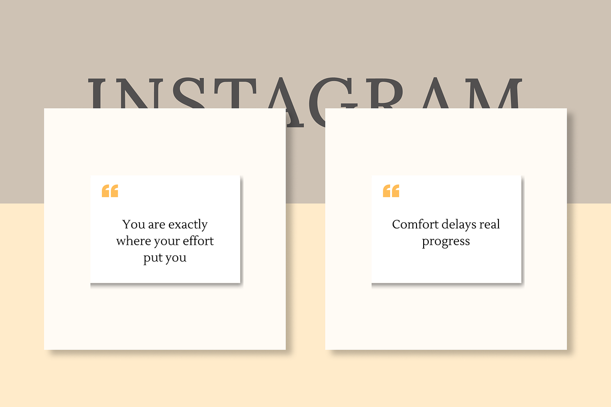 50 INSPIRING INSTAGRAM QUOTES, a Social Media Template by RB Boutique (Photo 7 of 10)