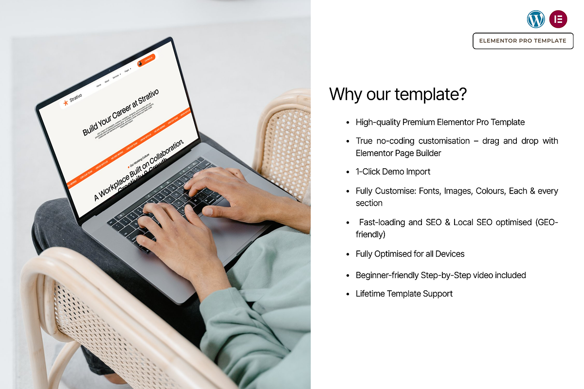 Digital Marketing WordPress Template, a WordPress Template by Web Template Market (Photo 3 of 8)