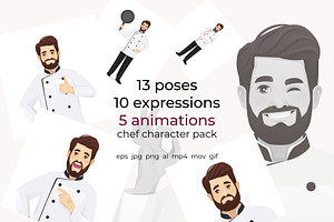 Chef Character Pack with Animation