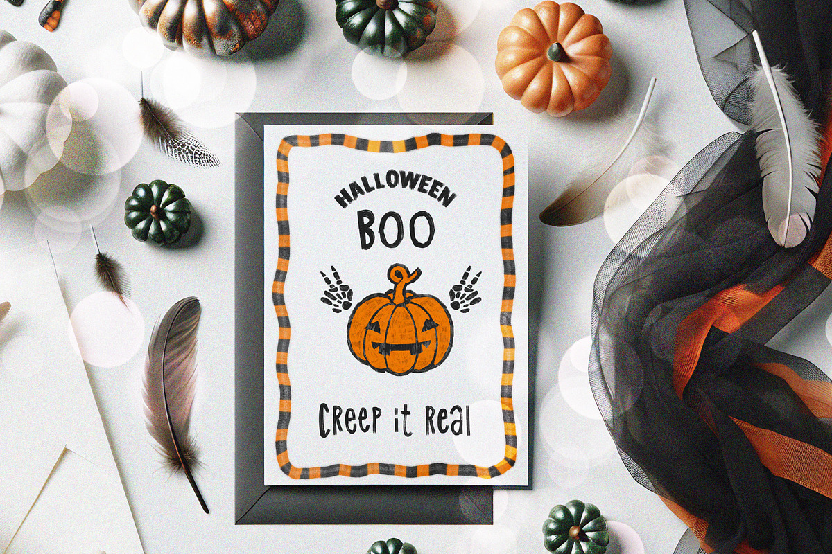 Halloween Bundle png, Hand-drawn, a Graphic by ollalya (Photo 8 of 11)