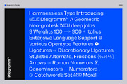 80% off - Diagramm Neo-Grotesk, a Sans Serif Font by HARMNESSLESS (Thumbnail 7 of 15)
