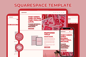 Squarespace Author Website Template, a Squarespace Template by Billie Grace Studio