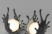Table lamp Splash Design, an Object 3D Model by 3D Models by Obshansky (Thumbnail 9 of 16)