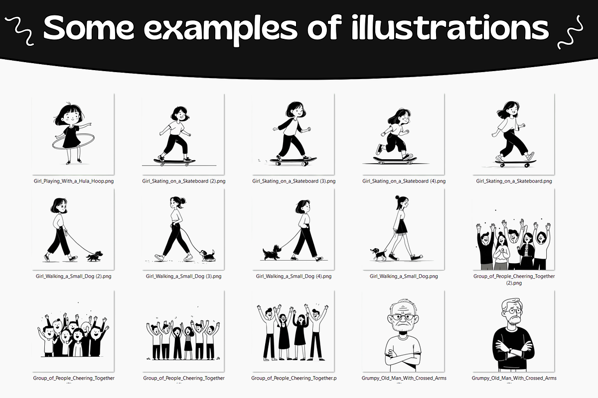 450 Notion Style People Illustration, a Person Illustration by DaisyStudio (Photo 10 of 10)