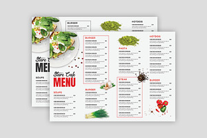 Restaurant Menu Template, a Flyer Template by Stock_Design