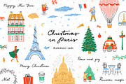 Christmas In Paris, an Illustration by Redchocolate (Thumbnail 1 of 7)