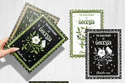 Cherokee rose clipart pattern set, a Decorative Illustration by Yelloo Fish (Thumbnail 14 of 21)