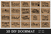 30 DIY Doormat svg Bundle, an Object Graphic by Peachycottoncandy (Thumbnail 2 of 5)