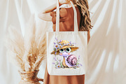 Whimsical summer snail Clipart, an Illustration by Designworld (Thumbnail 5 of 6)