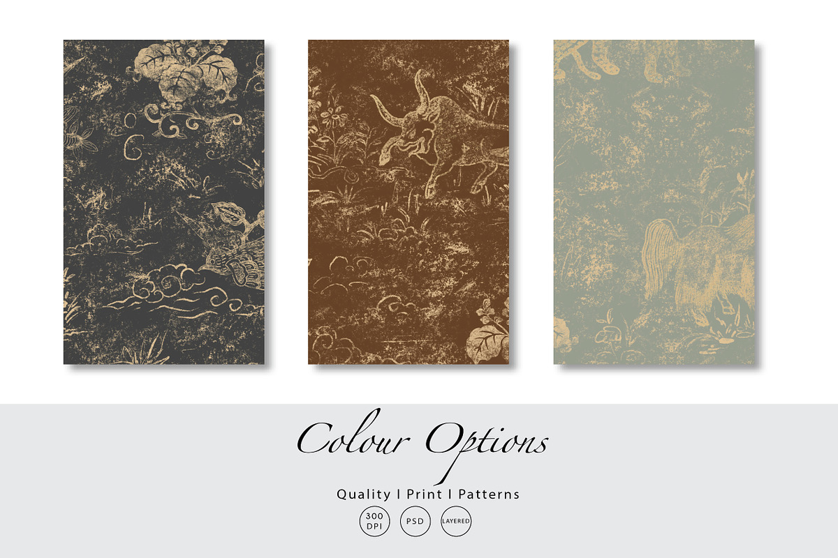 Vintage Chinoiserie, a Pattern Graphic by Print Diaries (Photo 2 of 4)