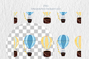 Hot Air Ballons Seamless Pattern, a Decorative Illustration by Oleksandra Illustrates (Thumbnail 8 of 12)