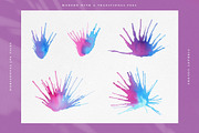 Watercolor Splashes, a Texture Graphic by Tidemuse (Thumbnail 5 of 5)