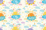 Cute sun and cloud, an Education Illustration by Lesya Skripak (Thumbnail 3 of 6)